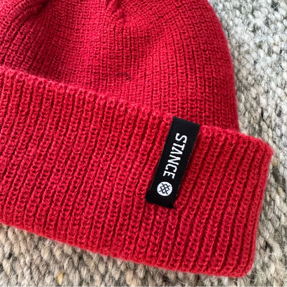 STANCE - ICON 2 SHALLOW BEANIE RED - Picture 11 of 12